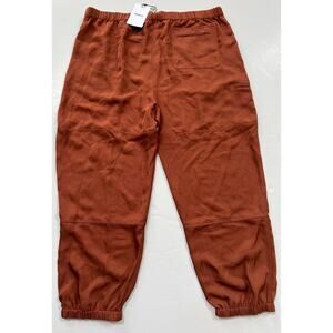 Theory Women's Slim Cargo Clay Flat Twill Pants L0209213 Size XL $295 NWT